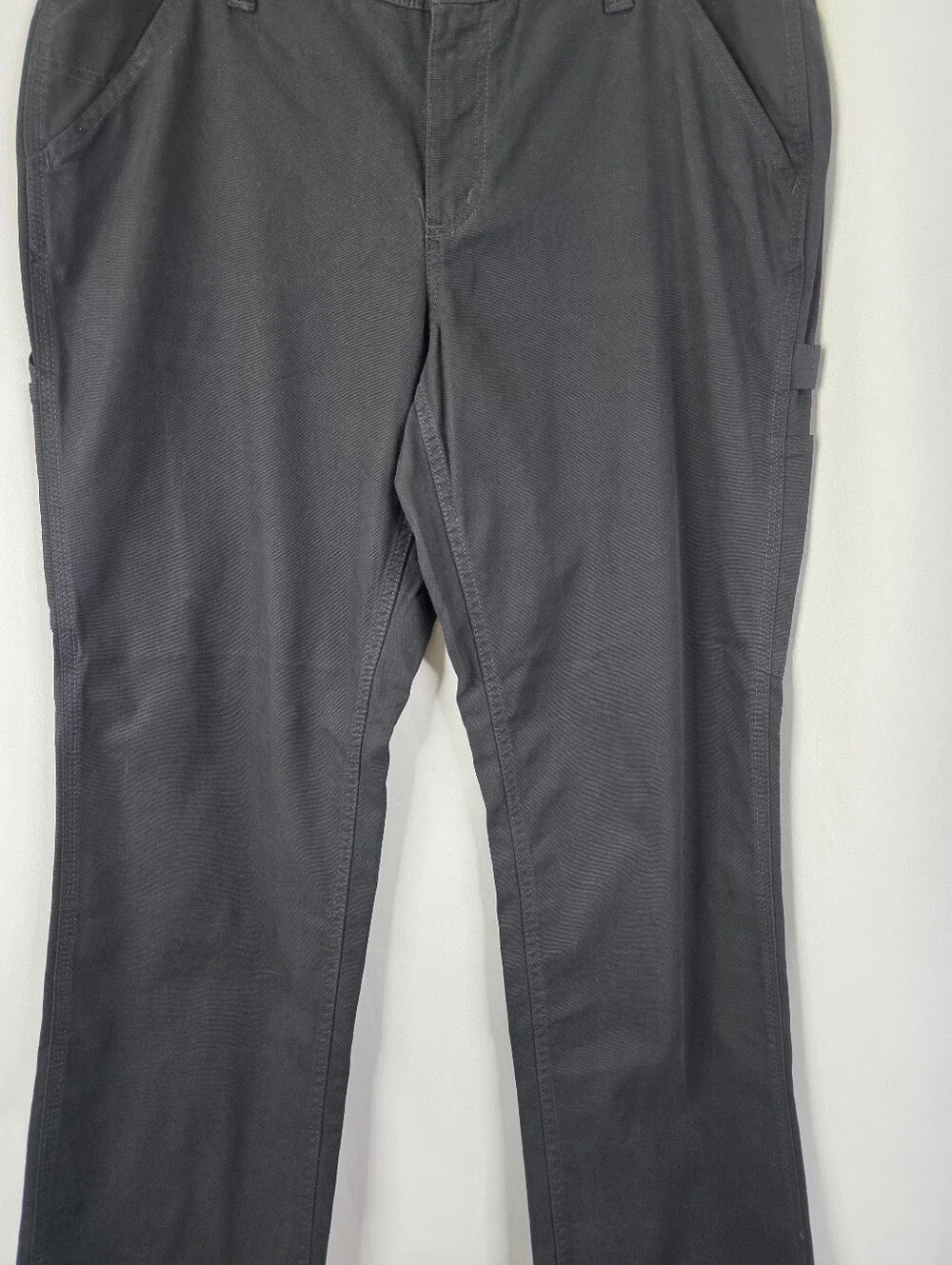Carhartt Womens Size 16 Rugged Flex Straight Loose Fit Canvas Work Pants Regular